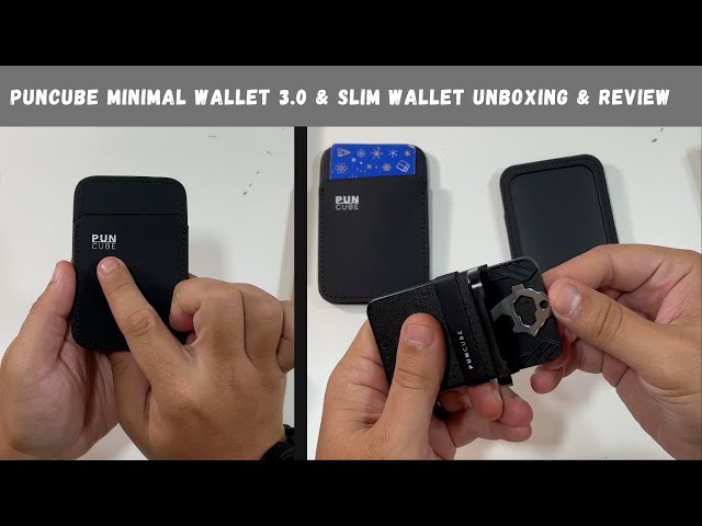 PUNCUBE Minimal Wallet 3.0 & Slim Wallet Unboxing & Review