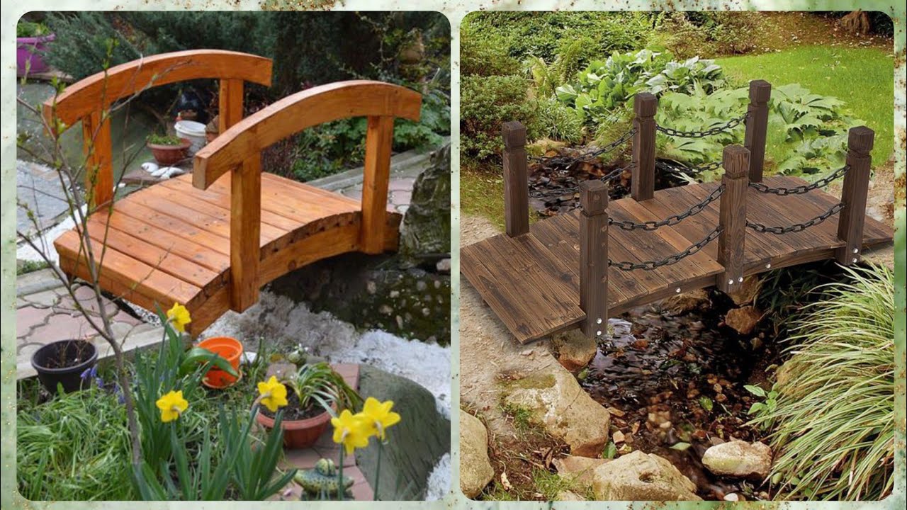 50+ Trendy Garden Wooden Bridge Ideas - Garden Bridge For Outdoor ...
