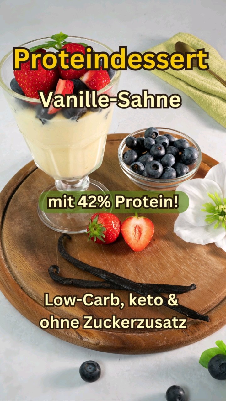 Proteindessert - Naschen ohne Reue! 42 % Protein! #keto #lowcarb # ... Proteindessert - Naschen ohne Reue! 42 % Protein! #keto #lowcarb # ...