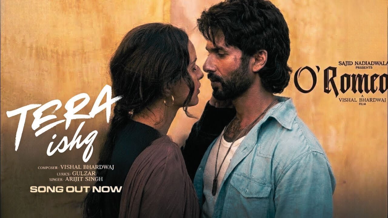 Tera Ishq (Official Song) | O’ Romeo | Arijit Singh | Shahid Kapoor | Triptii Dimri