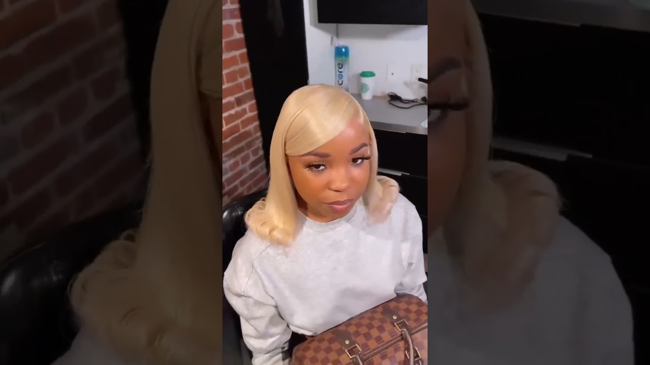 Girls, don't miss this style！！！Orijodie amazon hair~613 blonde bob wig with super retro styling！！！