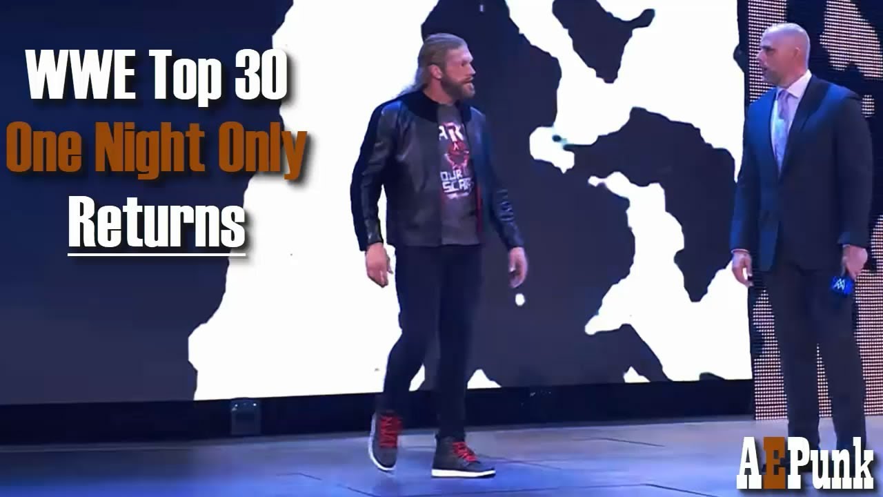 WWE Top 30 Shocking (One Night Only) Returns