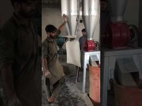 Flour mill cyclone system process - YouTube