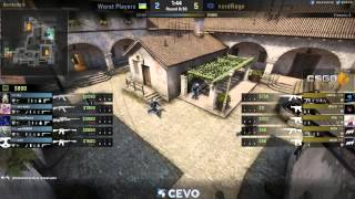 nerdRage vs Worst Players (CEVO-M CS:GO Season 8) - Helium & Metuz
