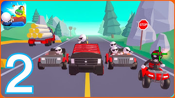 RAGE ROAD: Racing Fighter| Complete Level 11 To 20| Video Gameplay Part 2 (Android/Ios)