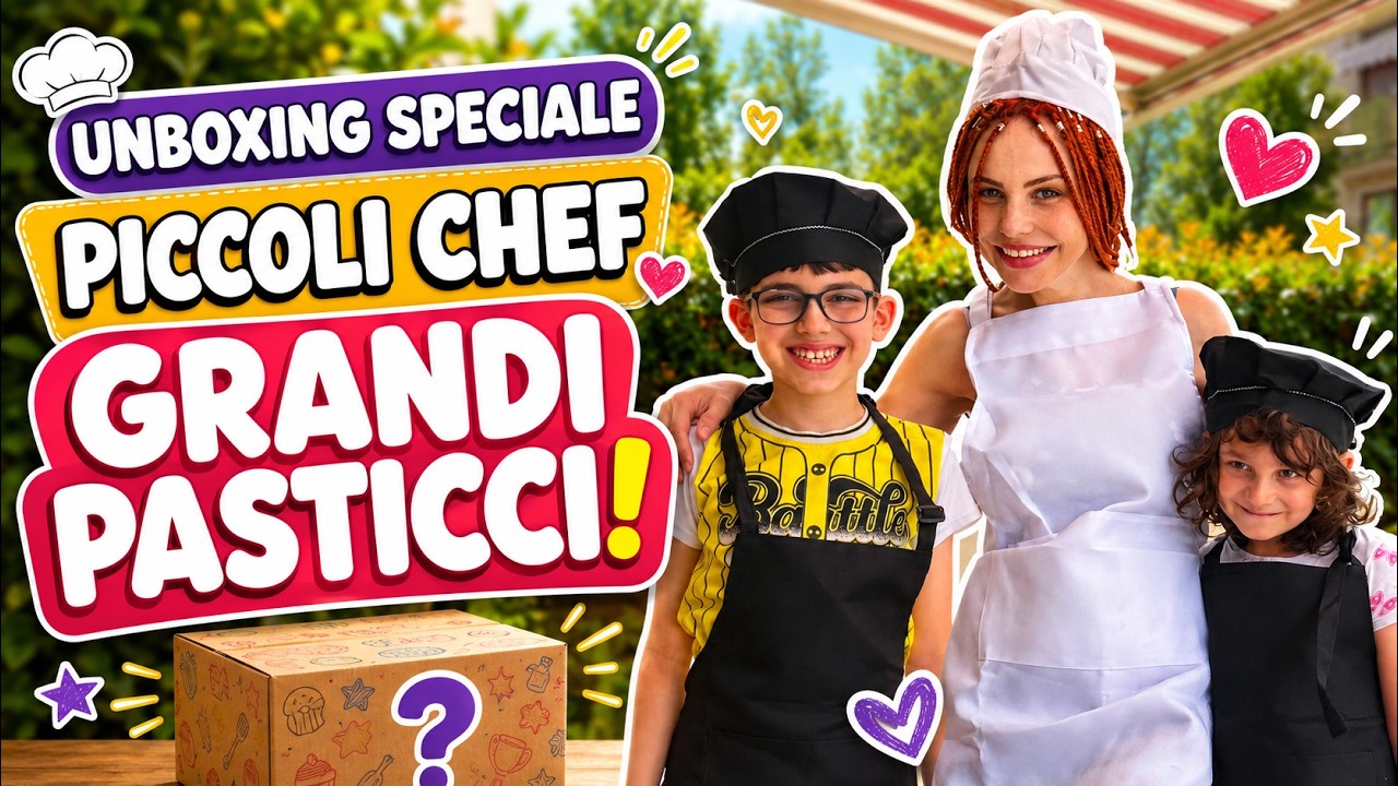UNBOXING SPECIALE 👩🍳 arrivano le divise dei Piccoli Chef! :)