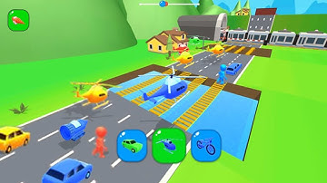 Shape Shifting Gameplay Solution ।।  Android, ios gameplay ।।Level 27-28।। Grand changer 🚓