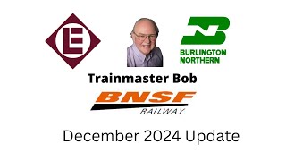 December 2024 Layout Update Trainmaster Bob