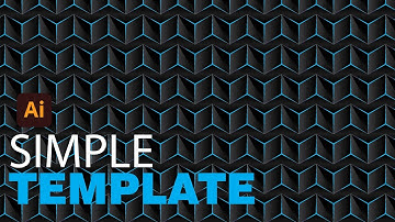 Adobe Illustrator Tutorial How to create Geometric 3D Pattern