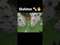 minecraft skeleton are crazzyy #mhaedit
