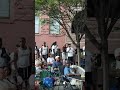 Harlem is getting hyped with Game 5 starting in less than 30 minutes