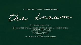 Introducing The Dream -  a soft, ethereal World of Warcraft inspired animated stream package screenshot 1