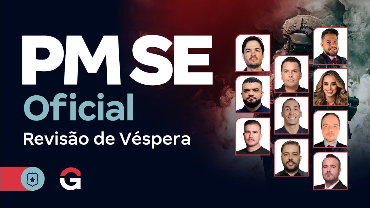 Concurso PM SE Oficial: Revisão de Véspera