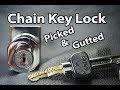(10) Chain Key Lock Picked and Gutted