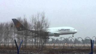 Airbus A380 na Okęciu / A380 on WAW Warsaw Chopin Airport