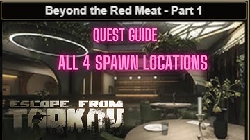 レッドミートの向こう側 パート1 1分以内のクエストガイド Streets of Tarkov Skier #eft