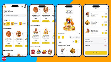 Flutter Food App UI Design || Flutter Tutorial || Speed Code