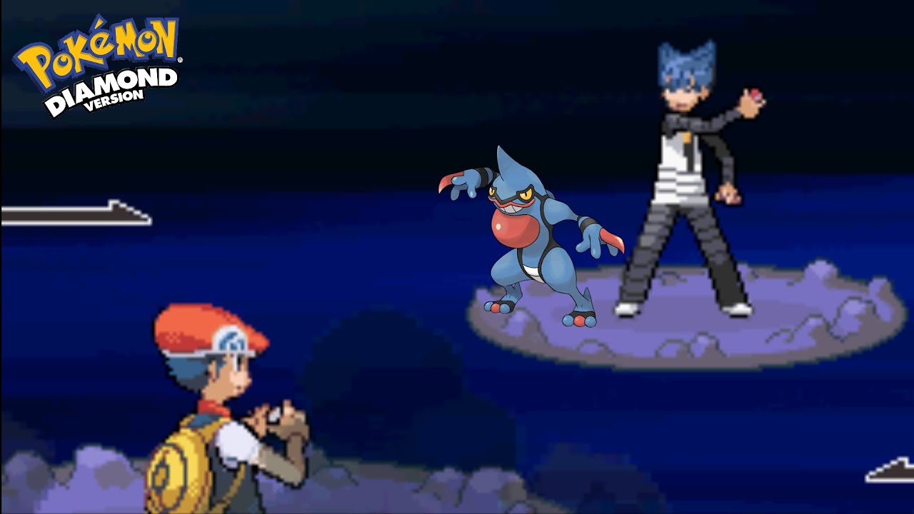 Pokemon Diamond - First Battle vs Galactic Commander Saturn