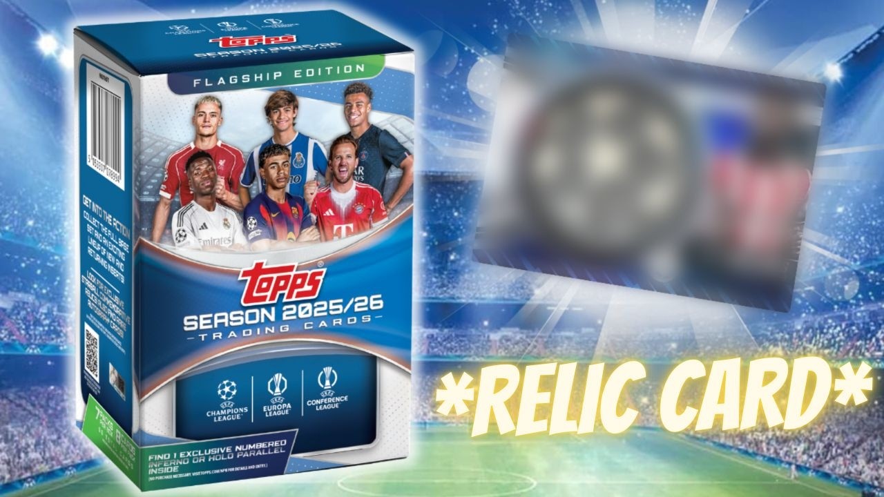 Trafiłem *RELIC CARD*  i nie tylko! 🤯 Topps Flagship UCC 2025/26