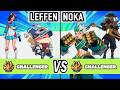 2XKO ▰ Leffen (Teemo / Ahri) vs Noka (Vi / Ekko) ▰ High Level Gameplay