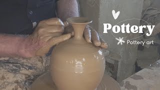 pot with a round belly _ pottery