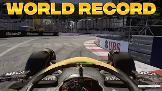 F1 24 Monaco World Record | 1:06.363 Lucas Blakeley