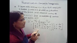 Numerical on Composite Transformation in Computer Graphics in Hindi   Lec-37