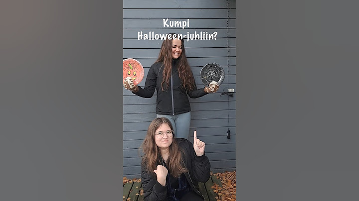 Kumman ottaisit HALLOWEEN juhliin? #elinasofia #halloween #party