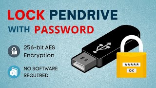 How to Set a Password in Pendrive (without any Software)