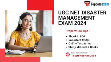 UGC NET DISASTER MANAGEMENT Update Syllabus 2025, Important Questions, Study Material, Book in PDF