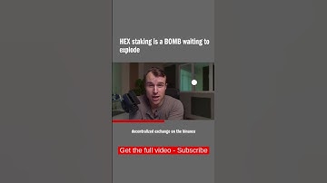 HEX staking is a BOMB waiting to explode