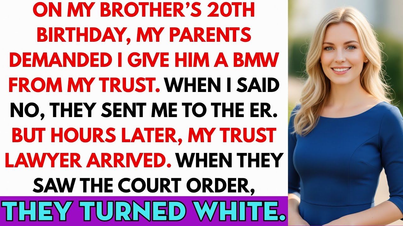 The slap came before the words. My mother smiled as she said I’d use my inheritance for my brother, like it was obvious, like I had no choice. I stood there with my cheek burning and realized I’d...