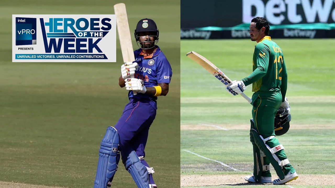 Intel vPro® Heroes of the week: Quinton de Kock and KL Rahul