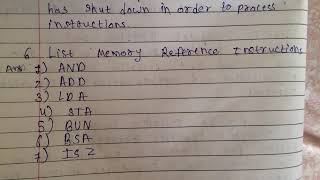 Famous List memory reference instruction in computer architecture | Answers Net Worth