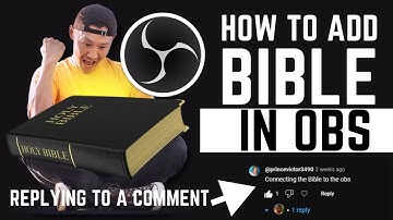 HOW TO USE OBS ONLINE BIBLE PLUGIN TO DISPLAY SCRIPTURE DURING LIVESTREAMING