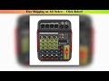 6-Channel Audio Mixer Outdoor Conference Audio USB Bluetooth-compatible Reverb Audio processor
