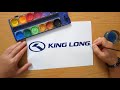 How To Draw The KING LONG Logo