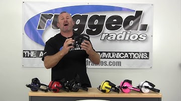 RUGGED RADIOS製H41バックヘッド式ピットクルー用ヘッドセット