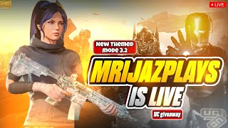 PUBG MOBILE New Update 3.2 Themed mode | Mrijazplays is live | Get Free Uc