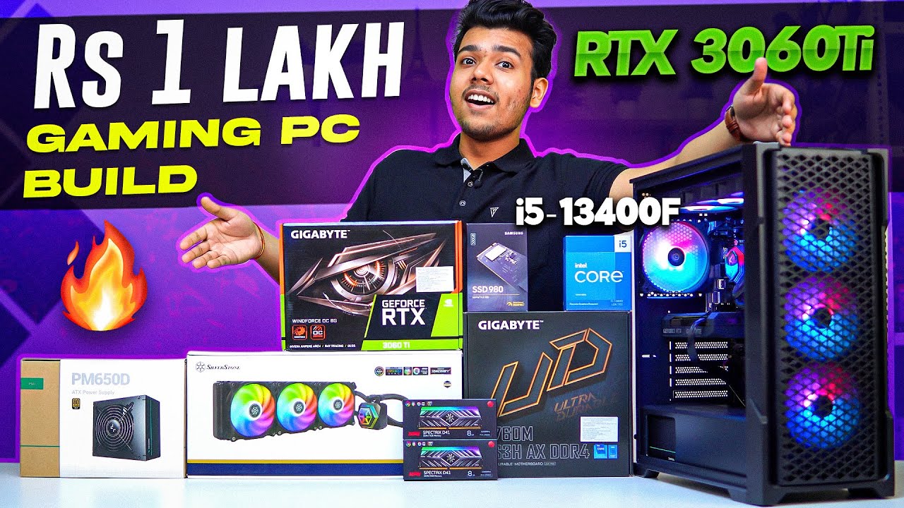 Rs 1 Lakh ULTIMATE Gaming & Editing PC Build | Intel i5-13400F & RTX ...
