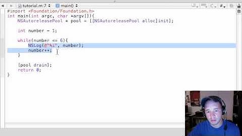 Objective C Programming Tutorial - 15 - while Loops