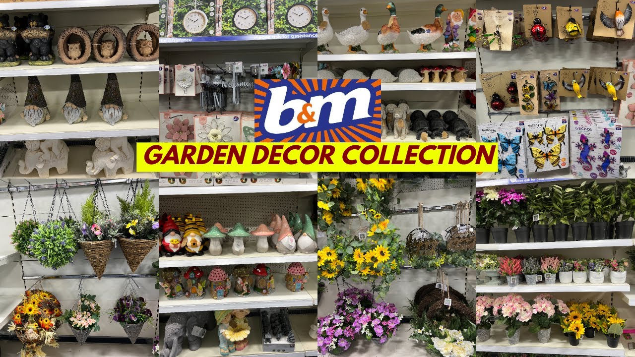 B&M GARDEN DECORS NEW COLLECTION WITH PRICE MAR 2023 B&M HAUL