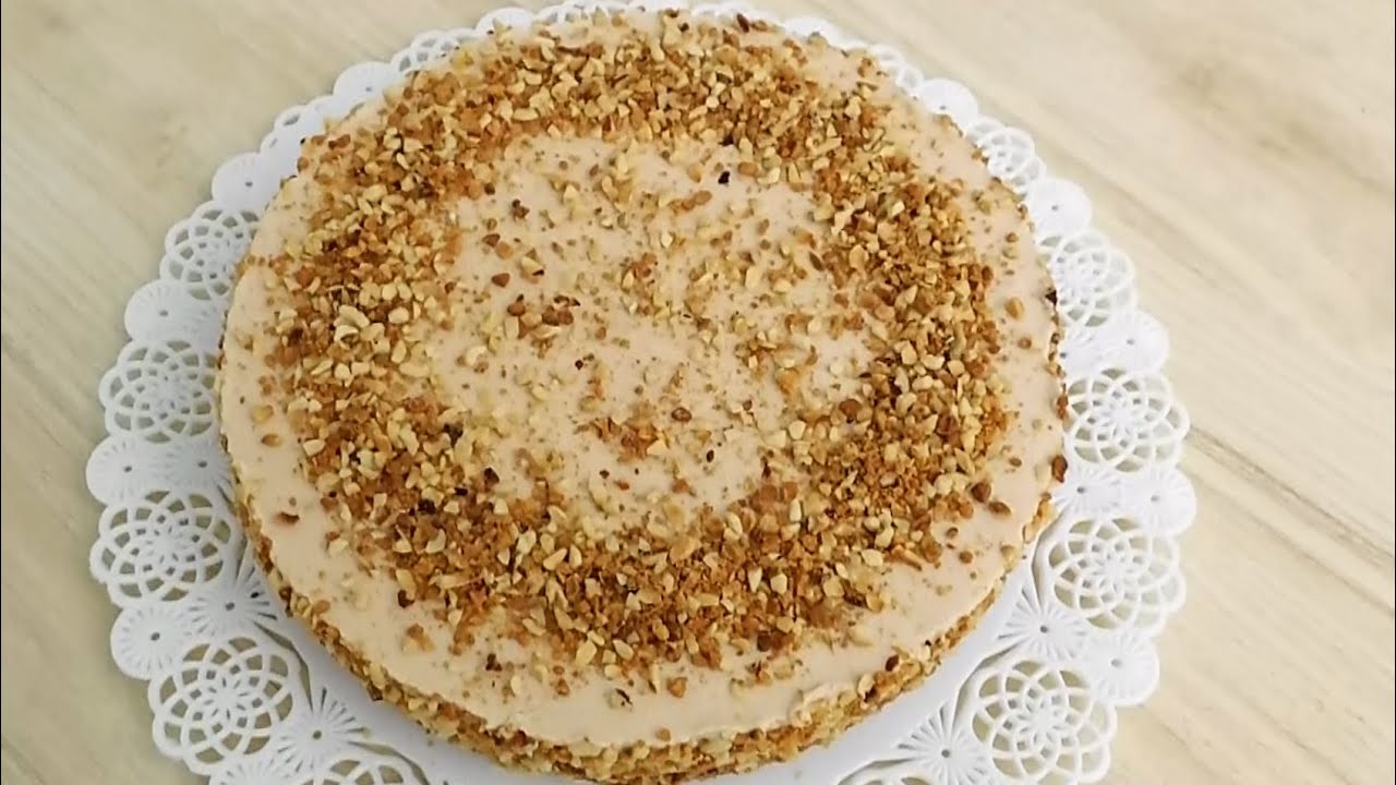 холодный ореховый пирог 😍🔝