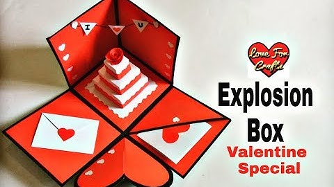 DIY - Valentine Gift Ideas | How to Make Explosion Box
