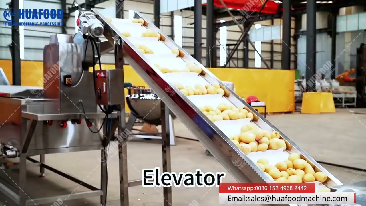 500kg/h Automatic Mashed Potato Processing Line for Sale
