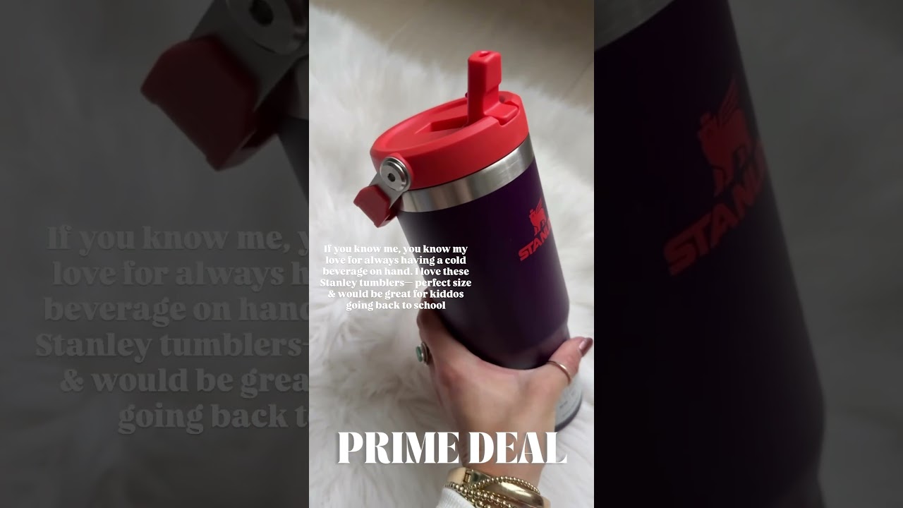 Stanley flip straw tumbler is the perfect size!