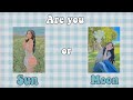 Do you have sun personality or moon personality  aesthetic quiz 2022