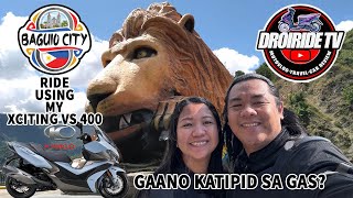 Makati to Baguio Ride | Gaano Katipid sa Gas ang Kymco Xciting VS? | Andaming First Time!