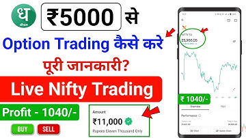 Dhan App Me Option Trading Kaise Kare | Dhan App Option Trading | How To Use Dhan App | Dhan App