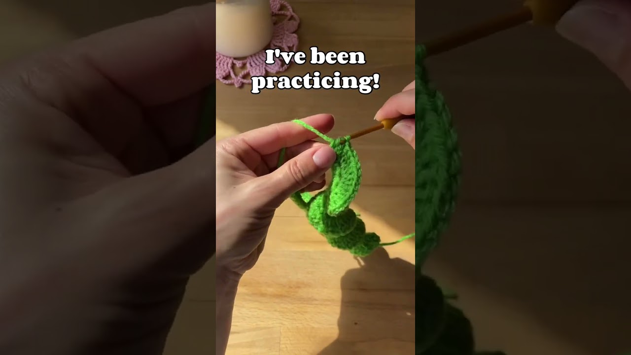 🙌🏼 I can crochet in knife hold! 